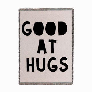 Good At Hugs Woven Throw