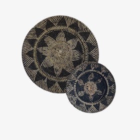 Lombok Wall Decor - Black - Set of 2