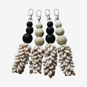 Cowrie Key Chain - Set of 4