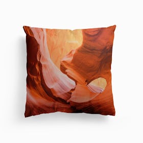 Antelope Canyon Canvas Cushion