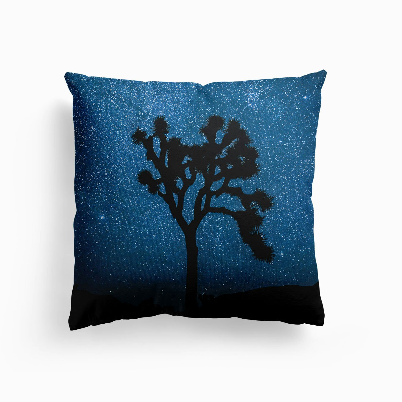 Joshua Tree National Park Stars Night Sky Canvas Coussin
