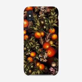Night Vintage Citrus Fruits Garden Phone Case