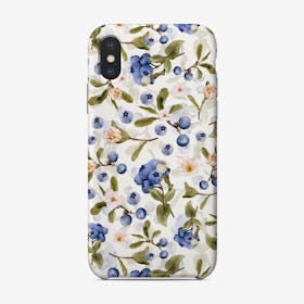 Scandinavian Midsummer Blueberry Meadow Phone Case