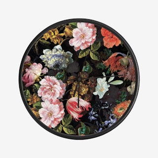 Dutch Antique Flowers 3 Clock
