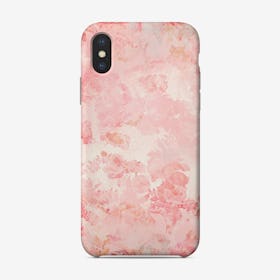 Pink Watercolor Rose Garden Phone Case