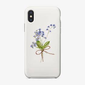 Forget Me Not Waterdolor  Phone Case