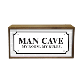 Light Box For Him - Man Cave My Room My Rules