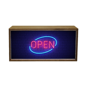 Light Box - Open Neon Sign