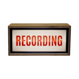 Light Box - Recording Sign