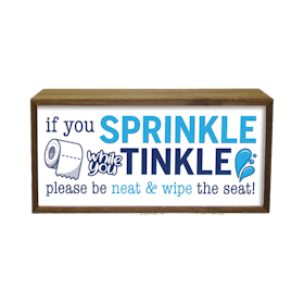 Light Box Home - Sprinkle Tinkle Toilet