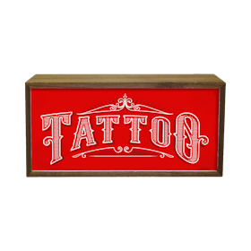 Light Box - Tattoo Parlour Sign