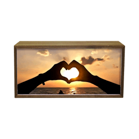 Light Box Home - Heart Hands