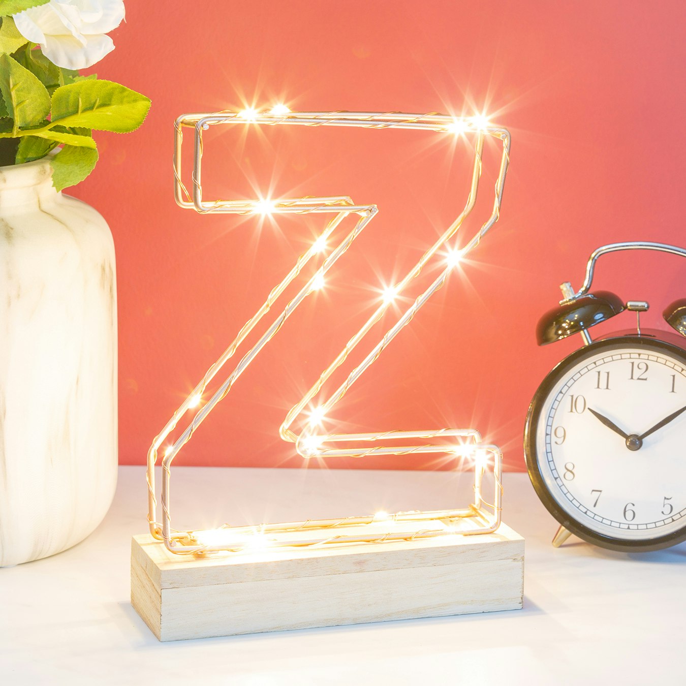 LED Letter Light - Initial Z by Echo Three