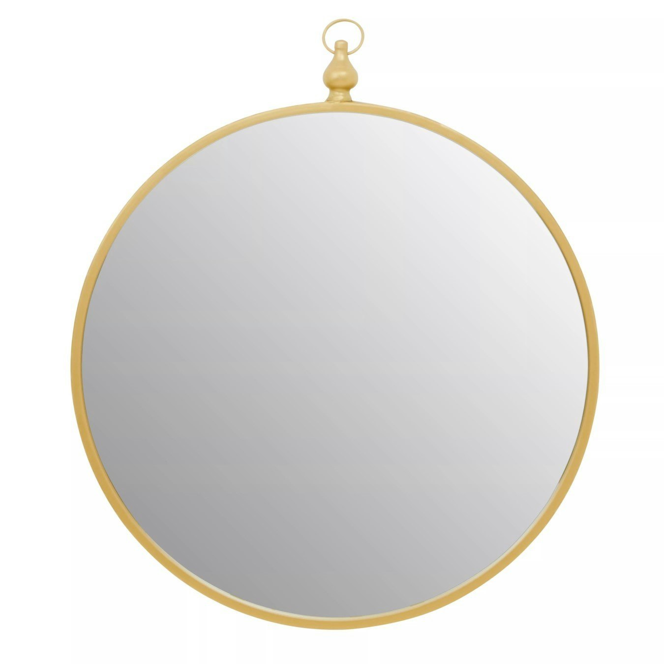Avento Mirror With Circular Hook - Gold by Fifty Five South