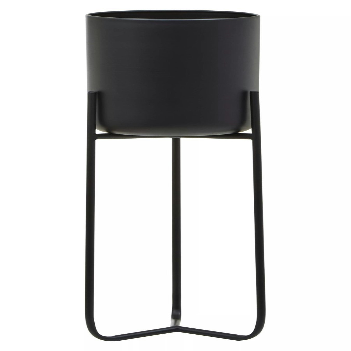 Avento Floor Planter - Black by Fifty Five South