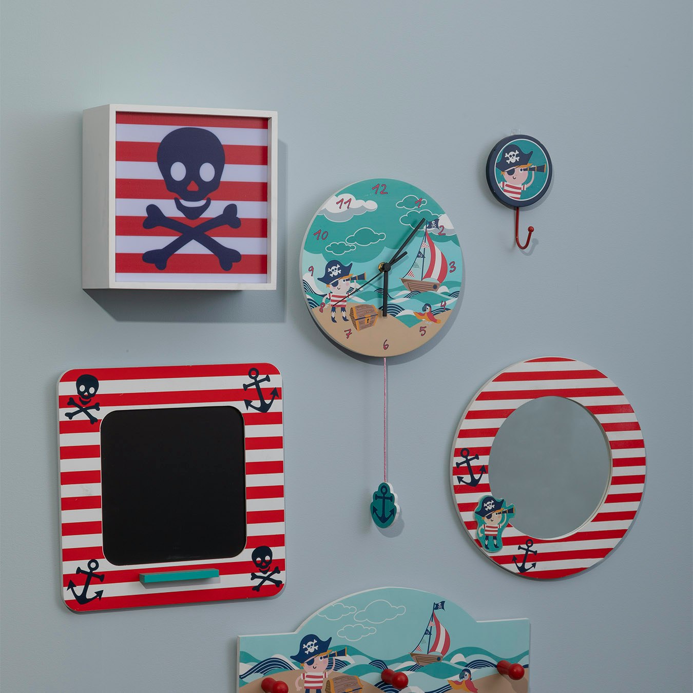 Pirate Wall Clock by Fifty Five South