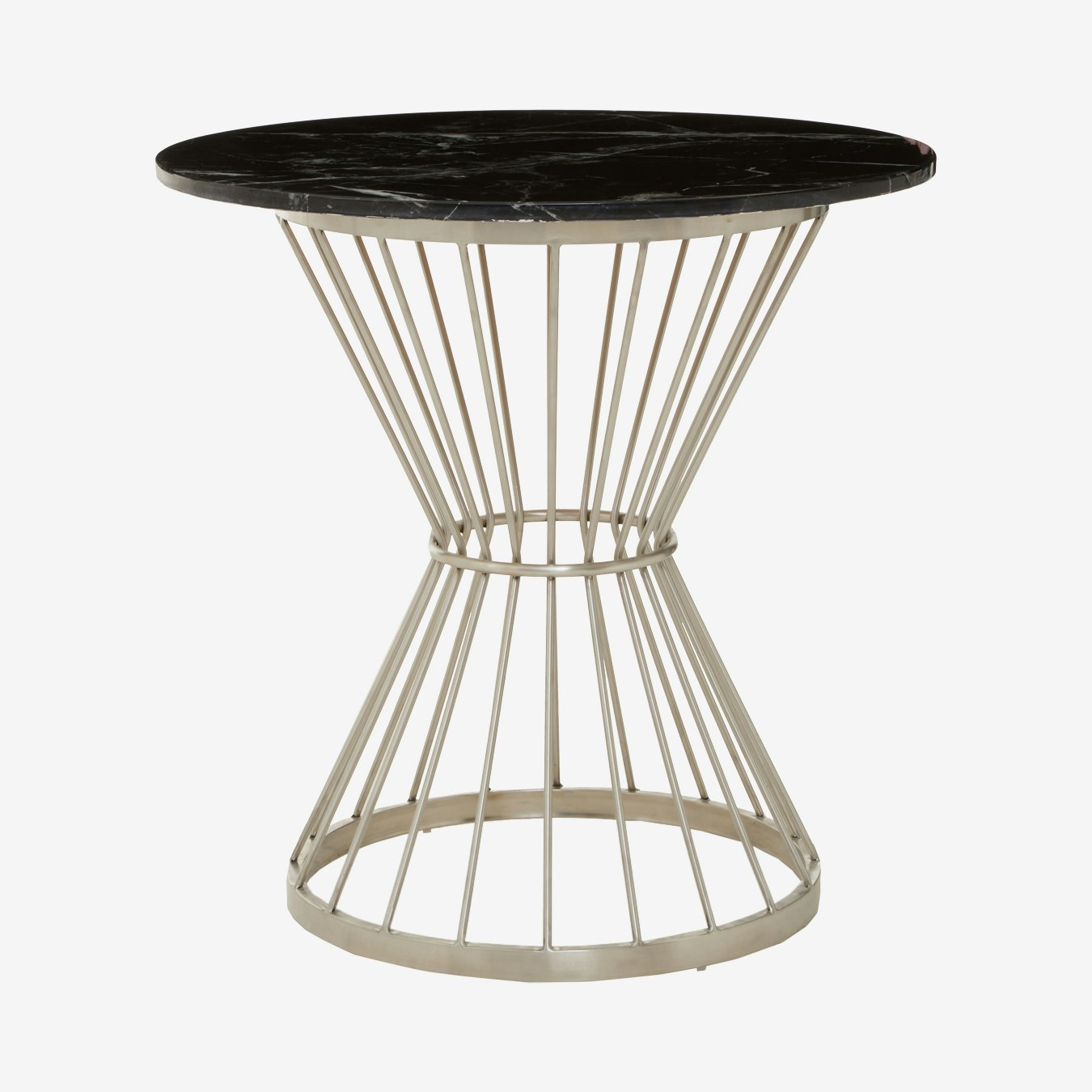 Anzio Dining Table - Black Marble by Fifty Five South