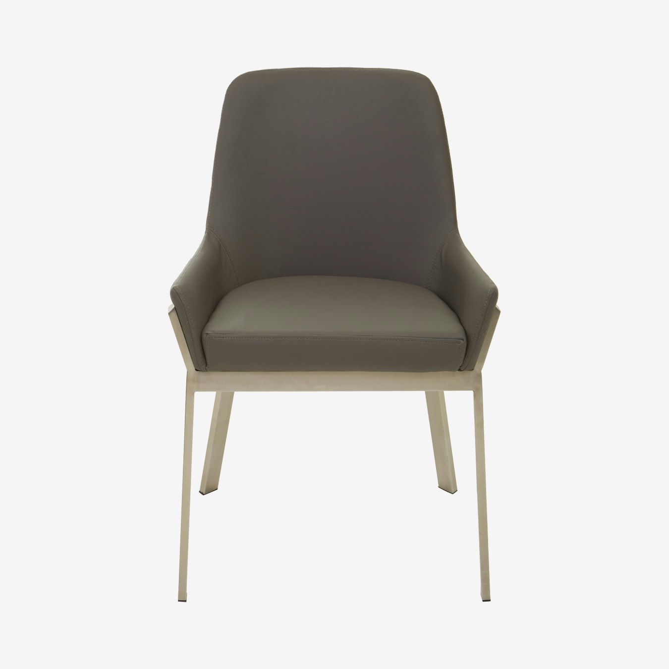 Gilden Dining Chair - Grey / Silver by Fifty Five South