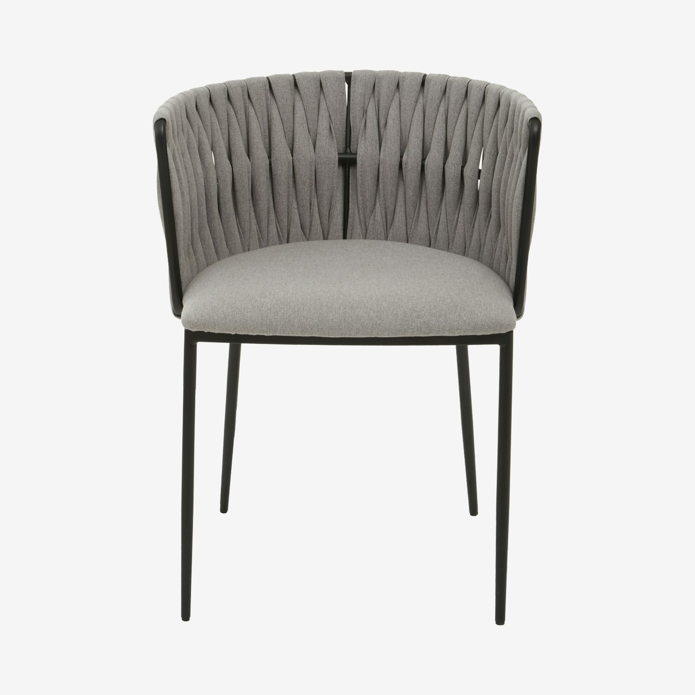 Gilden Dining Chair - Grey / Black by Fifty Five South
