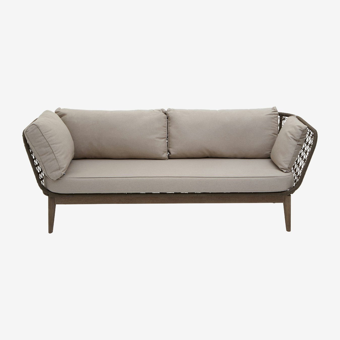 Opus 3-Seater Sofa - Bronze / Charcoal by Fifty Five South