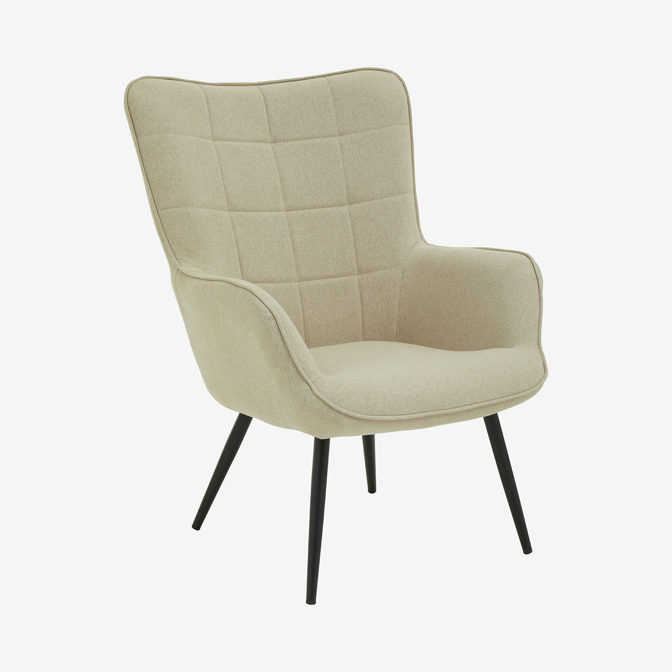 Stockholm Lounge Chair - Natural / Black by Fifty Five South
