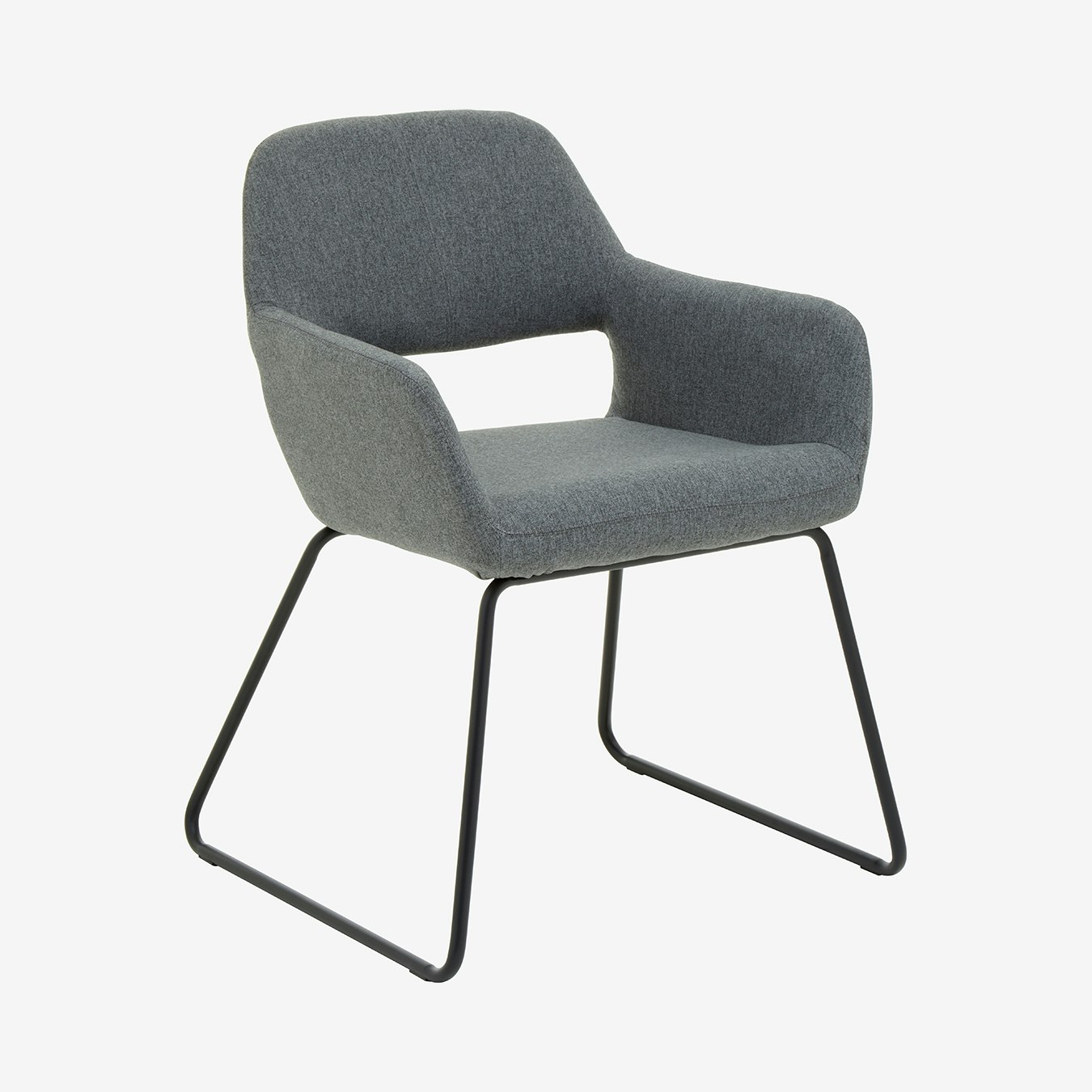 Stockholm Dining Chair - Grey / Black by Fifty Five South