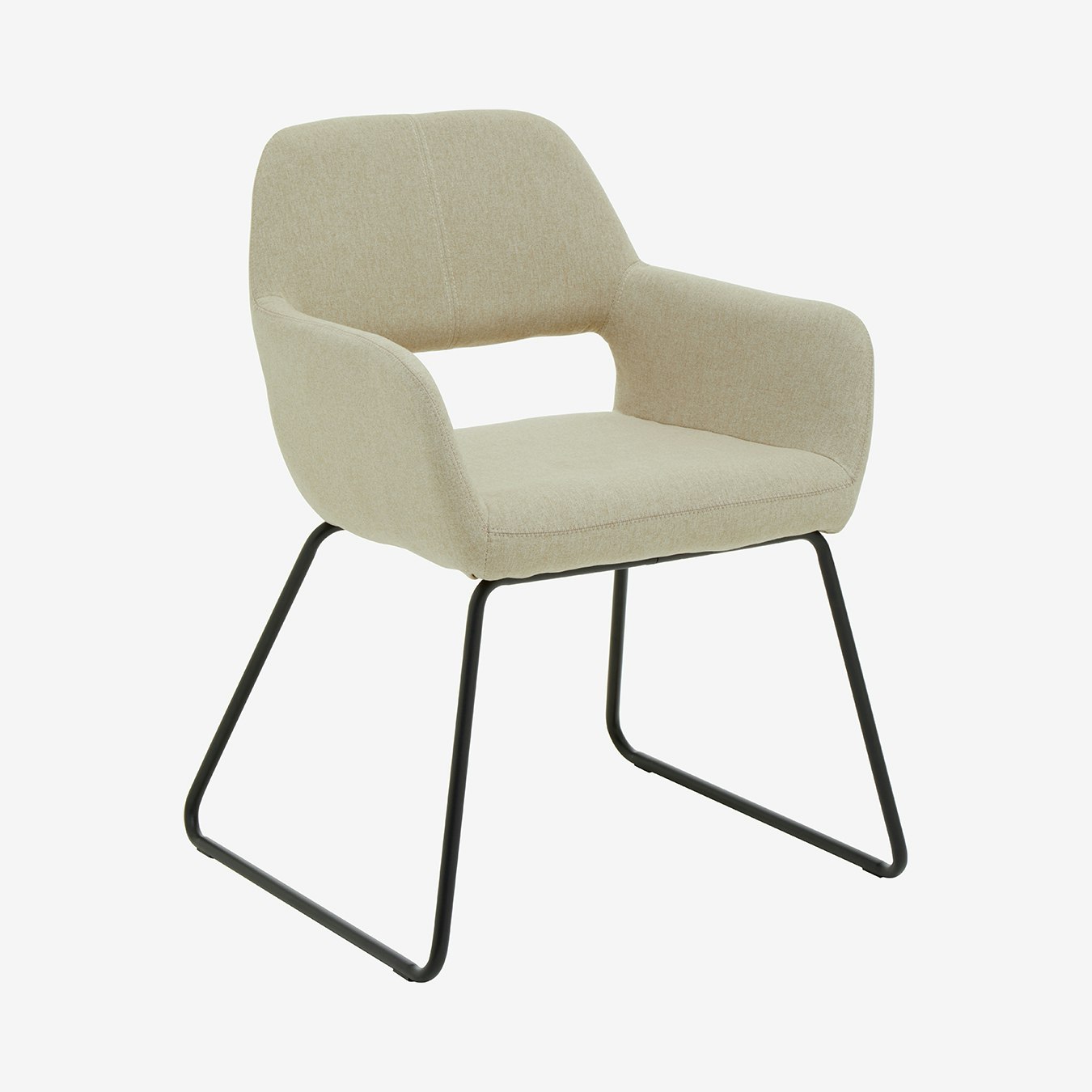 Stockholm Dining Chair - Natural / Black by Fifty Five South