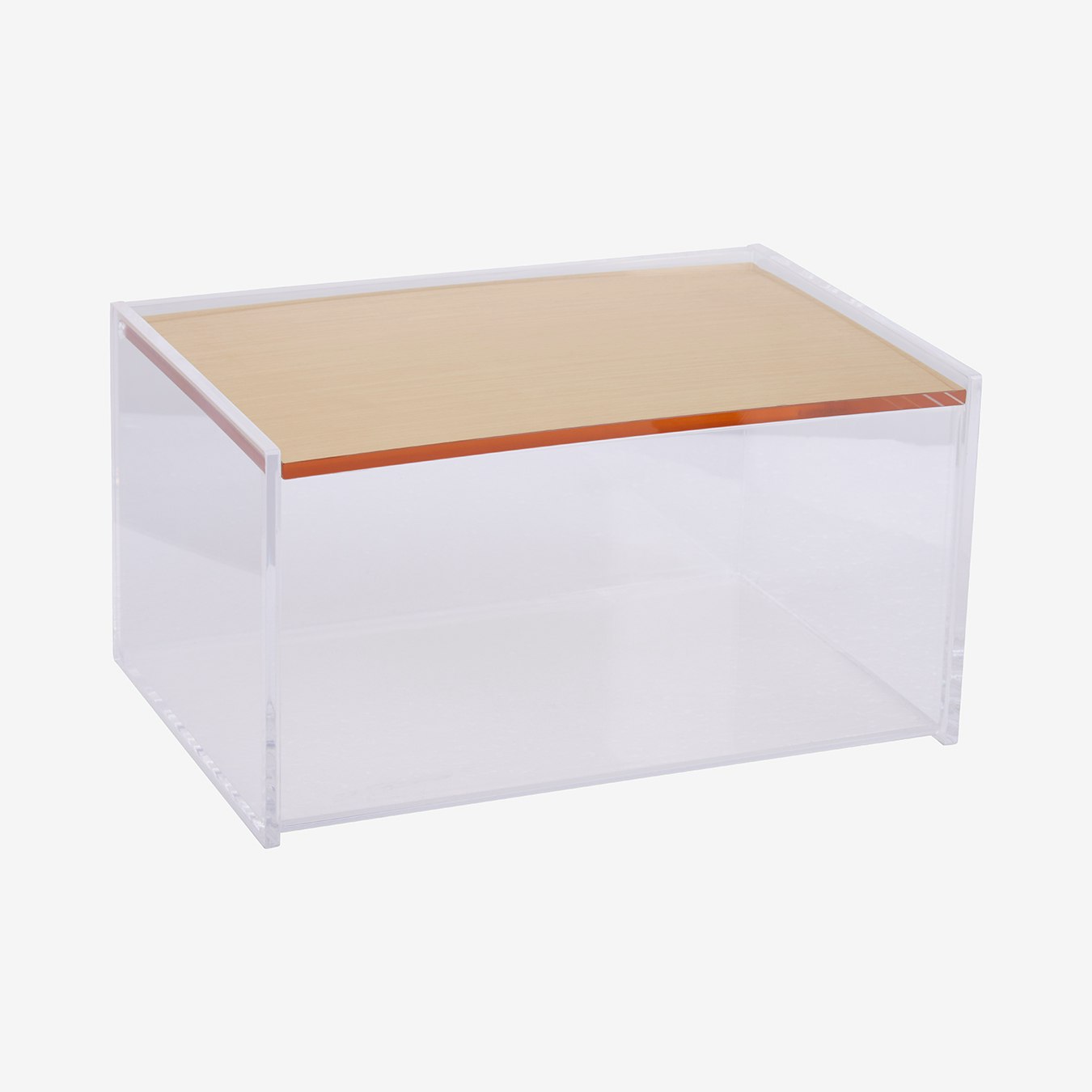 Gozo Acrylic Storage Box with Lid by Fifty Five South