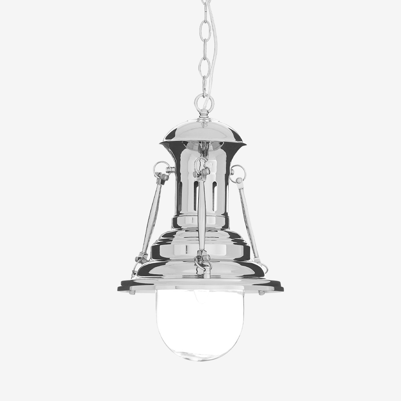 Lexington Pendant Light - Silver by Fifty Five South