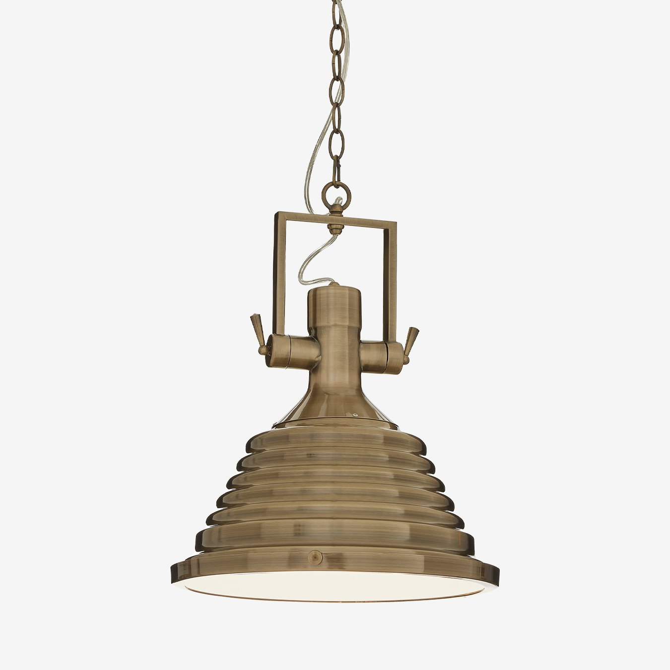 Lexington Pendant Light - Antique Brass by Fifty Five South