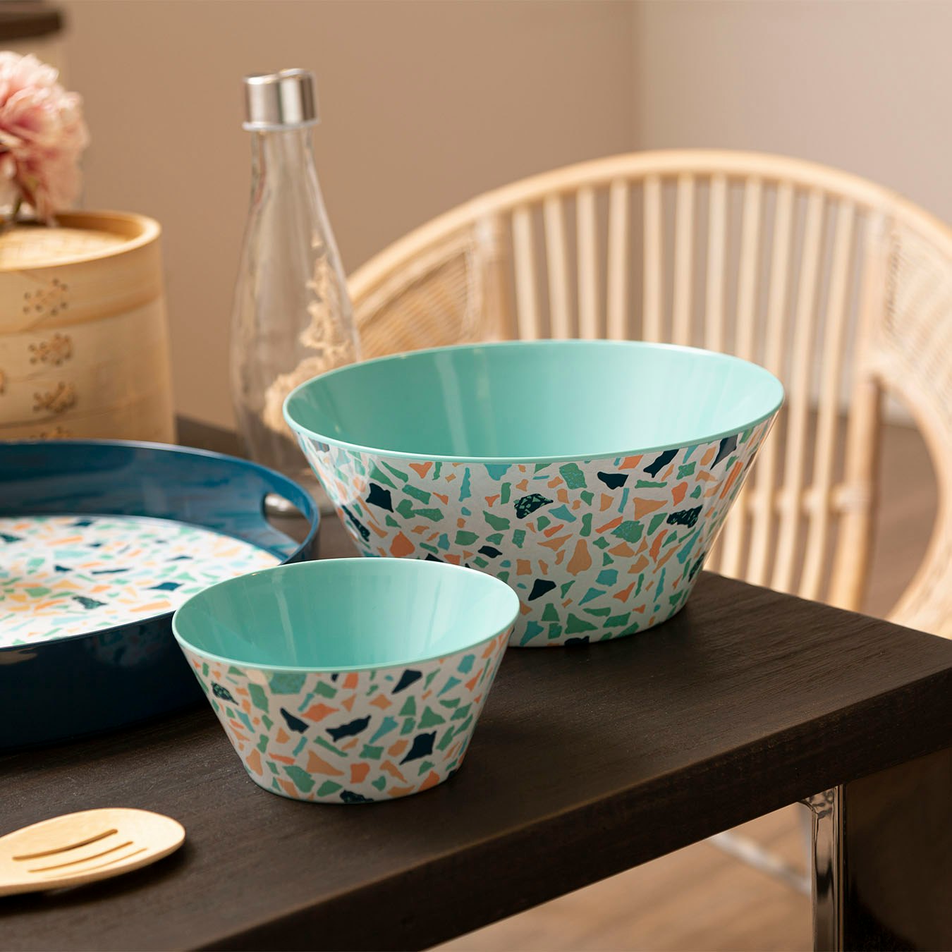Mimo Terrazzo Salad Bowl by Fifty Five South