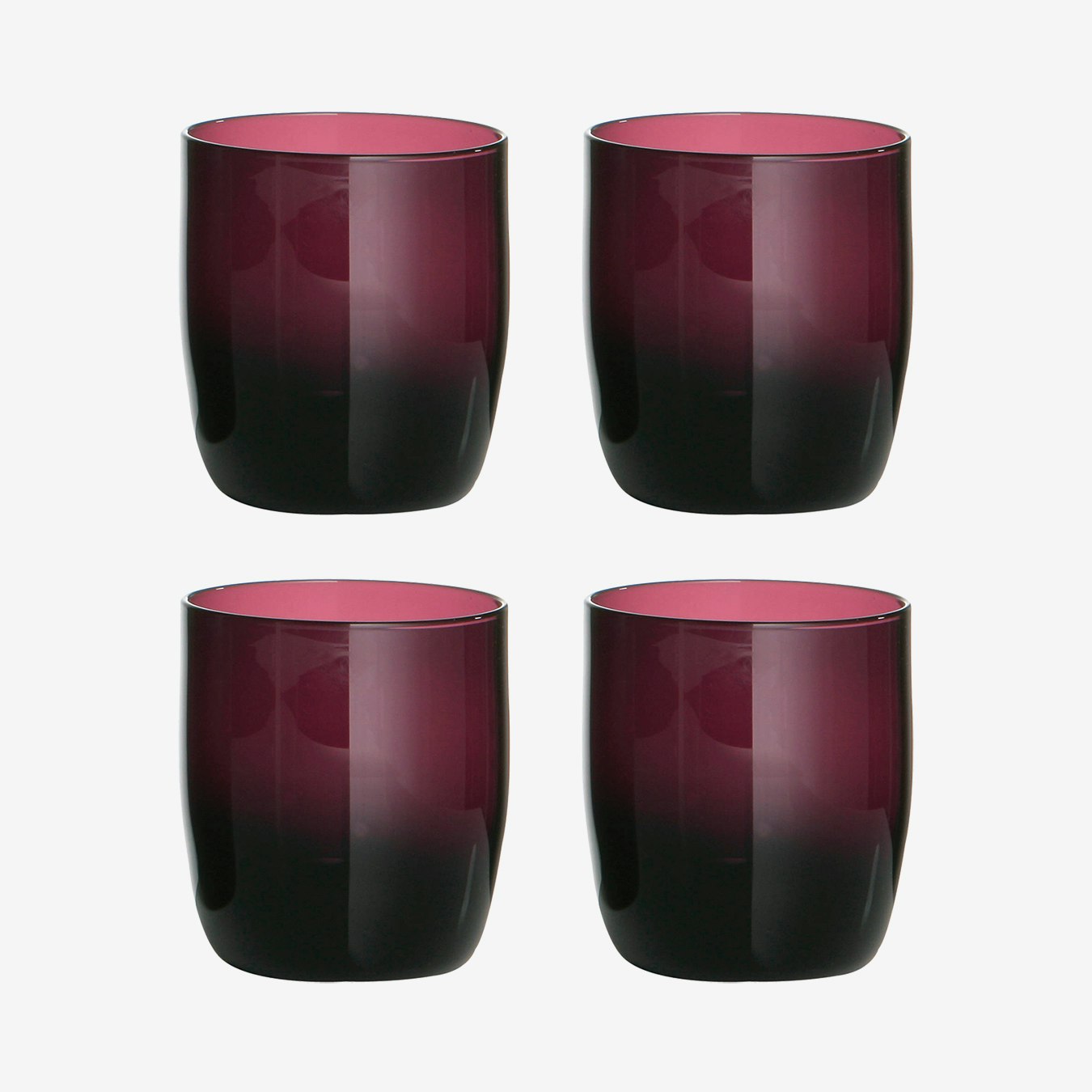 Tumblers - Purple - Set of 4 by Fifty Five South