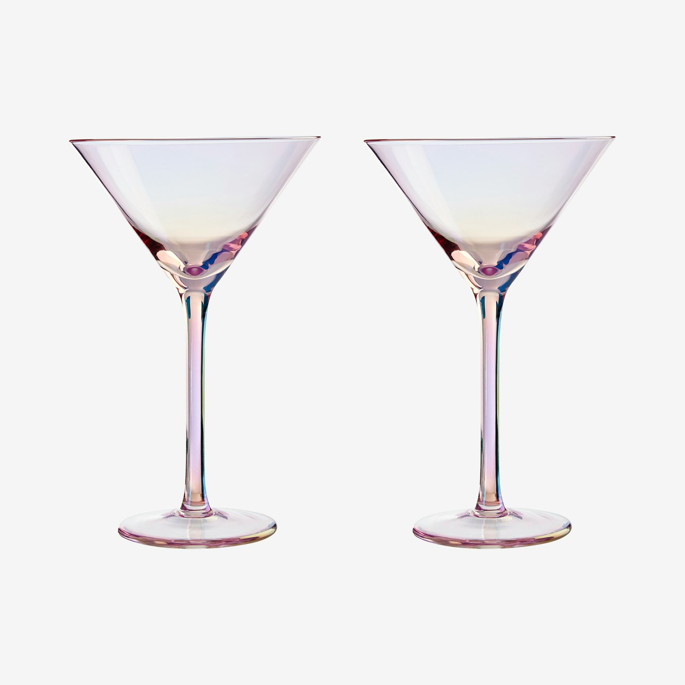 Frosted Martini Glasses - Set of 2 by Fifty Five South
