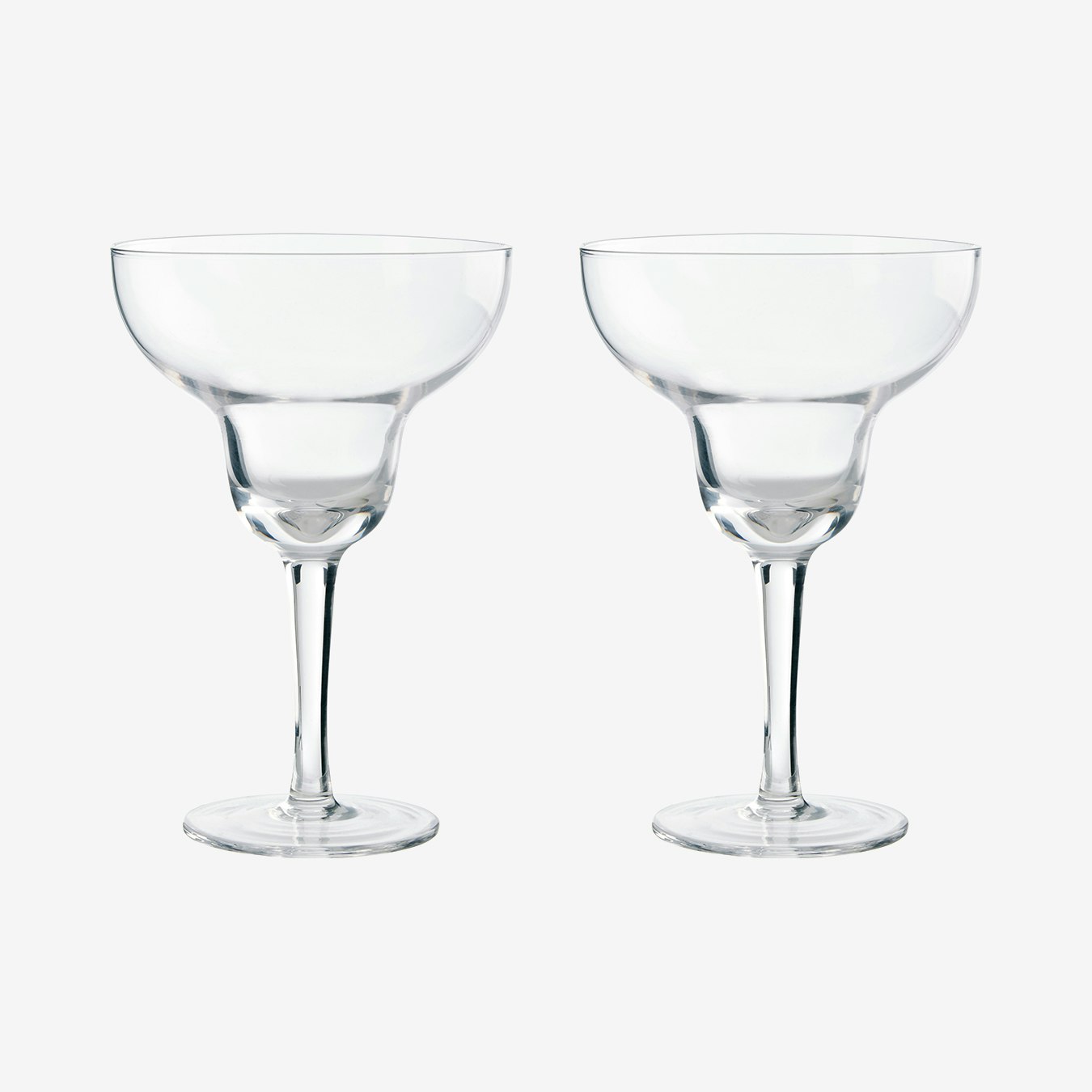 Margarita Glasses - Clear - Set of 2 by Fifty Five South