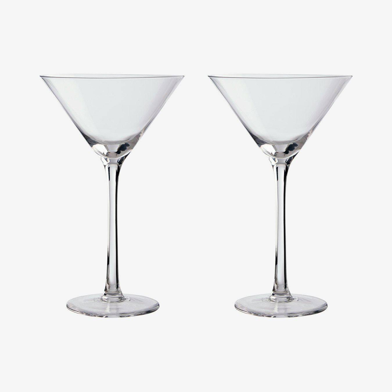 Martini Glasses - Clear - Set of 2 by Fifty Five South