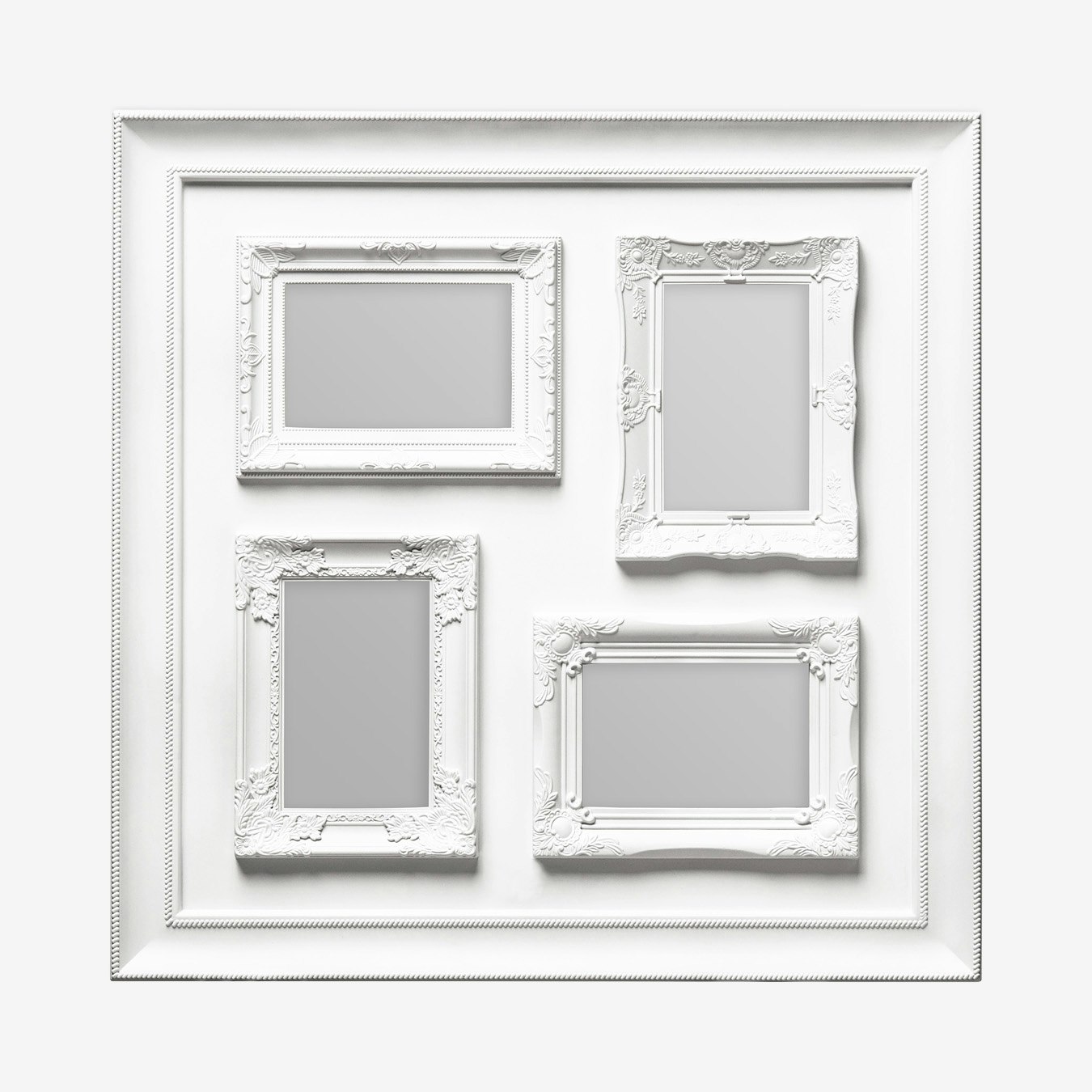 4 Photo Frame - White by Fifty Five South