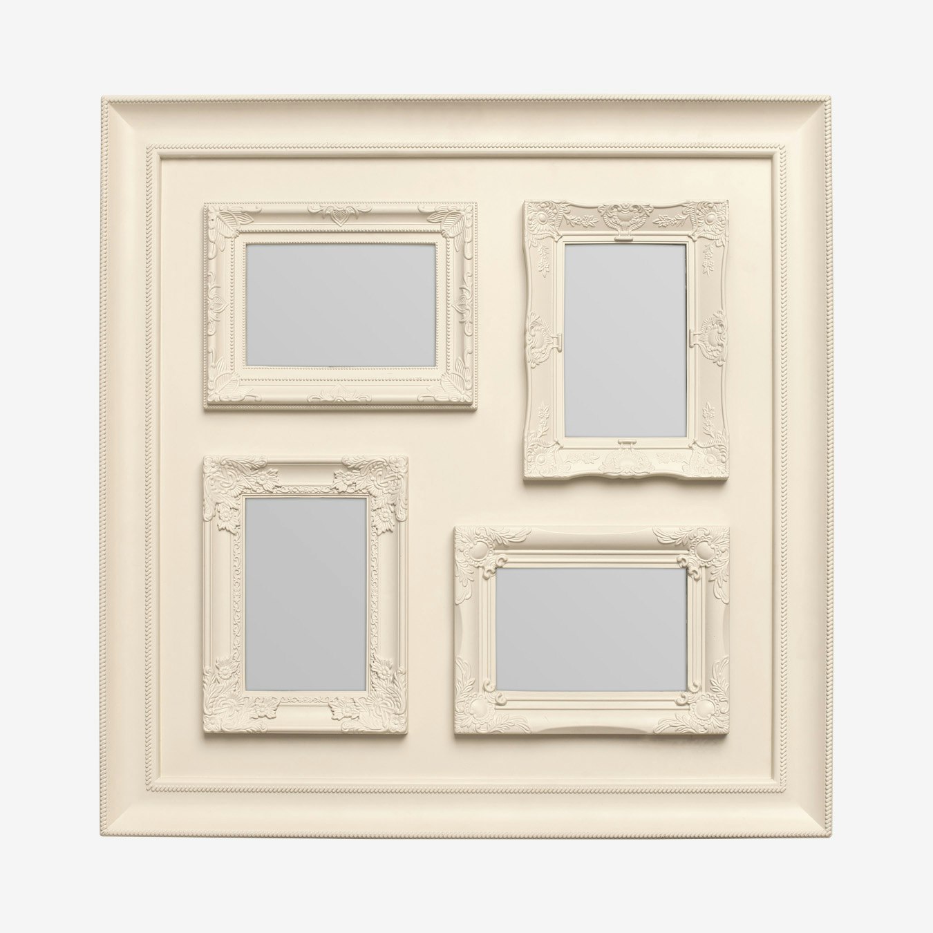 4 Photo Collage Frame - Cream by Fifty Five South