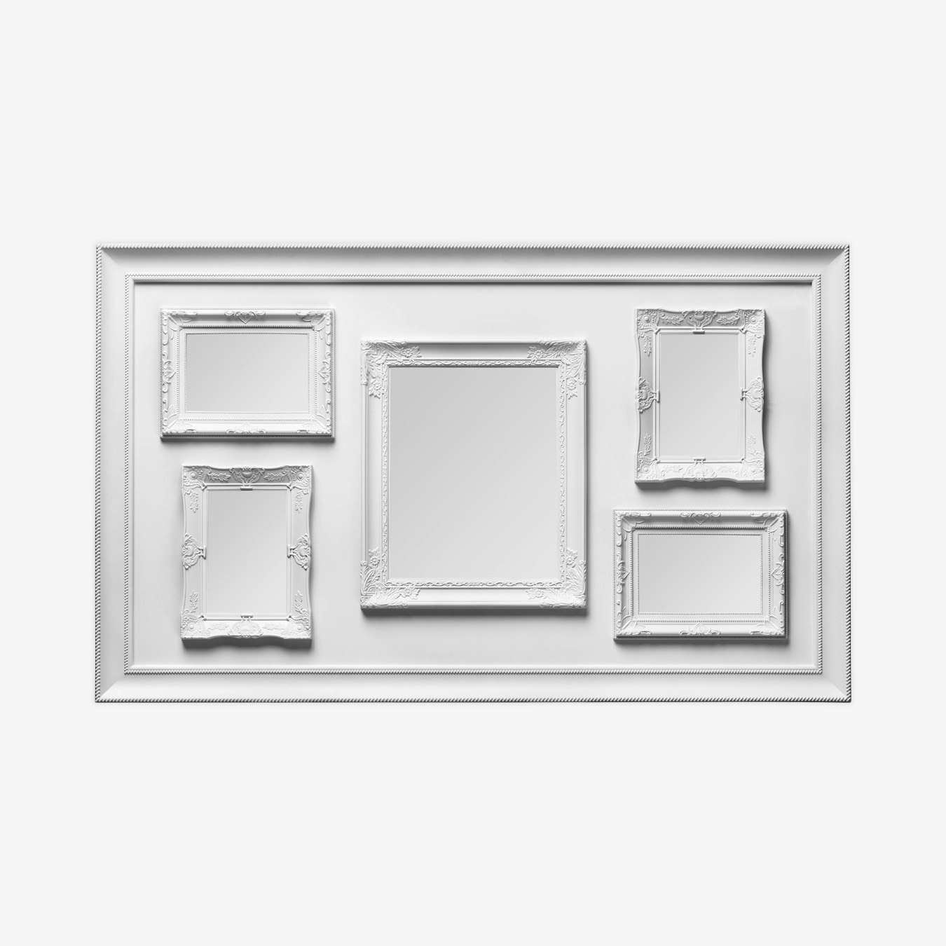 5 Photo Frame - White by Fifty Five South