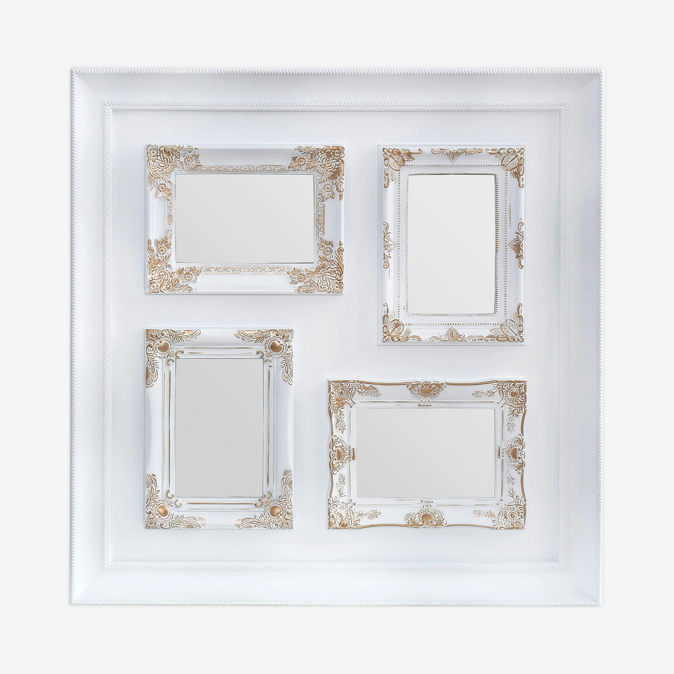 4 Vintage Photo Frame - White by Fifty Five South