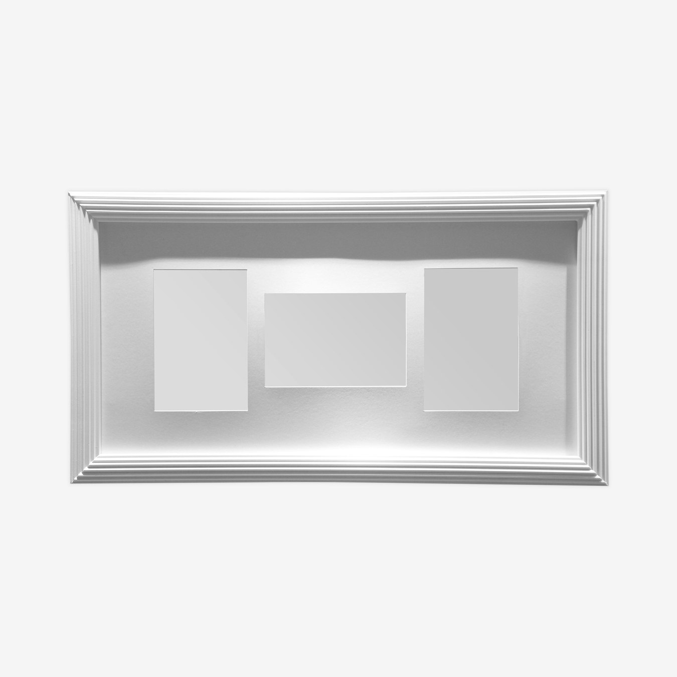 3 Multi Photo Frame - White by Fifty Five South