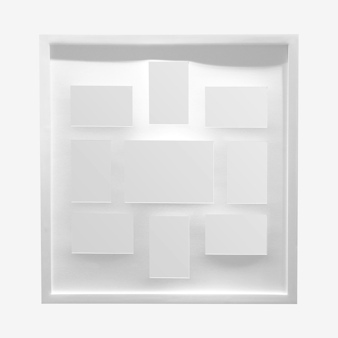 9 Photo Multi-Frame - White by Fifty Five South