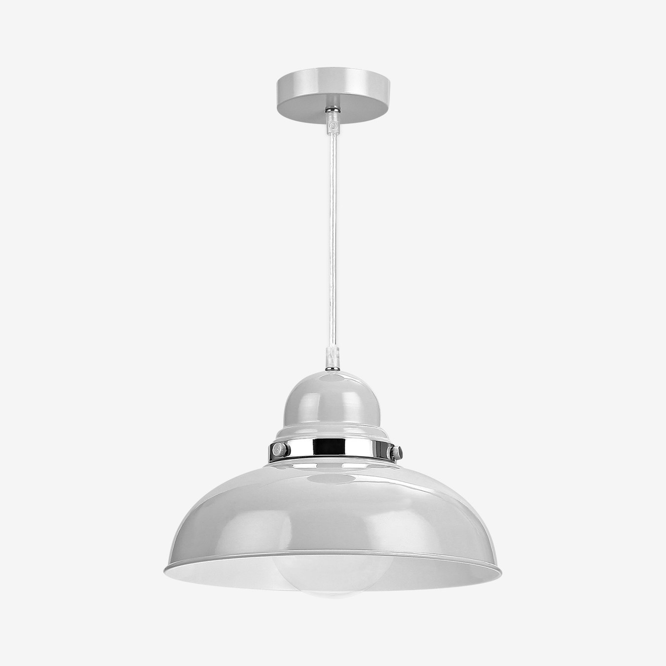 Vermont Pendant Light - Flint Grey by Fifty Five South