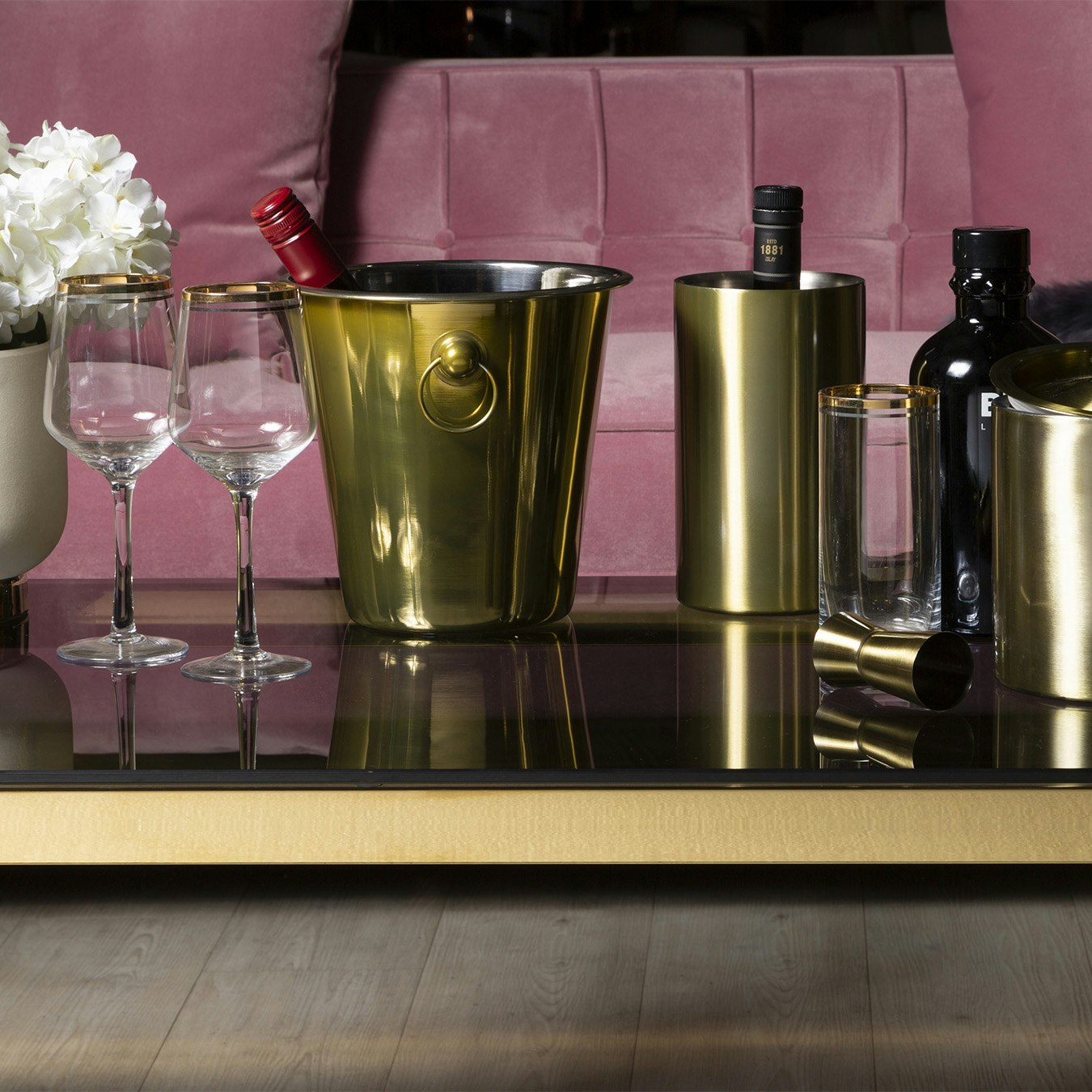 Mixology Cooler - Brass by Fifty Five South