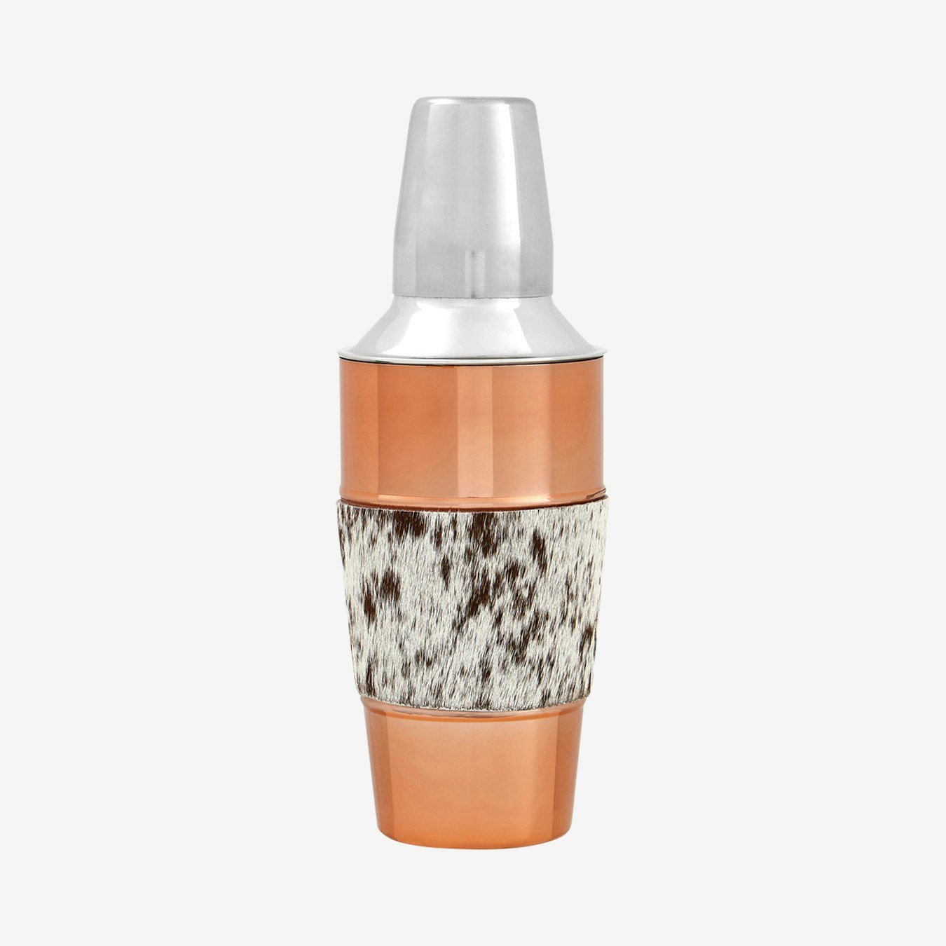 Albany Cocktail Shaker - Cowhide / Copper by Fifty Five South