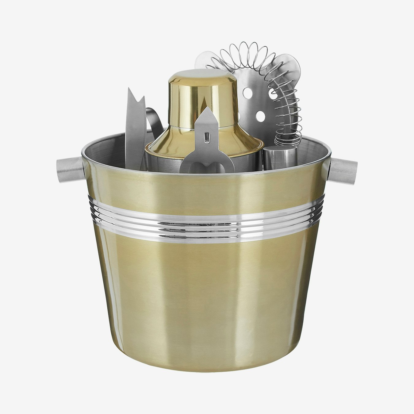 7-Piece Bar Set - Brass by Fifty Five South