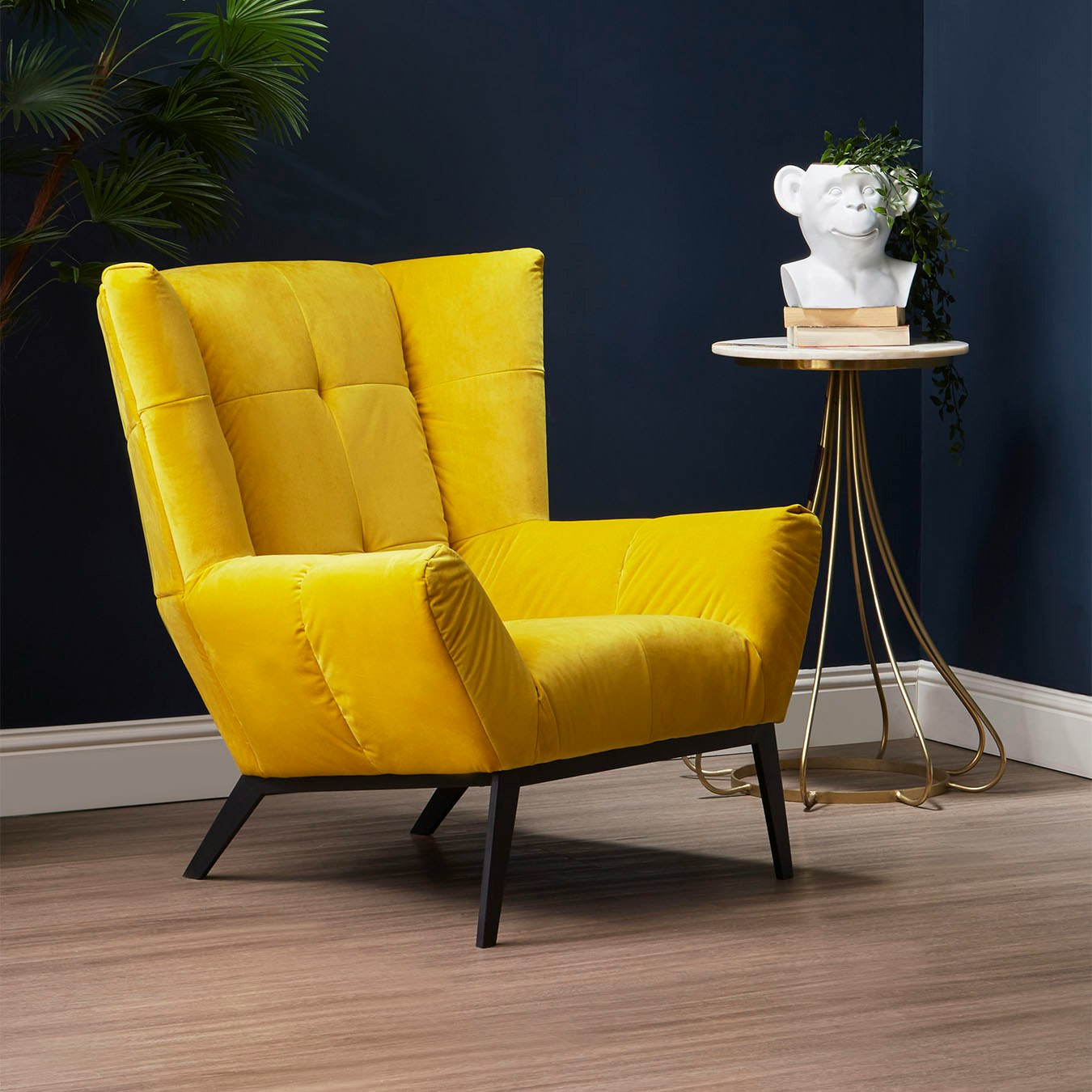 Maiko Armchair - Yellow by Fifty Five South