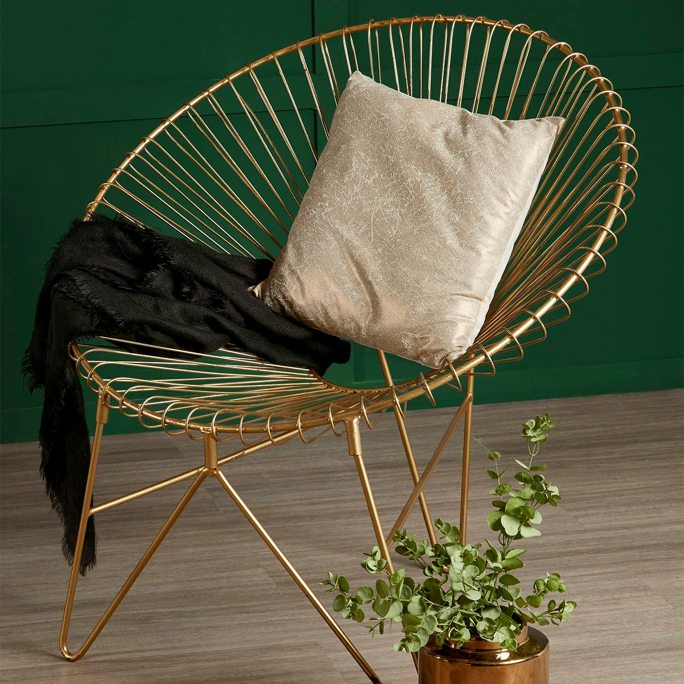 Templar Chair - Gold by Fifty Five South