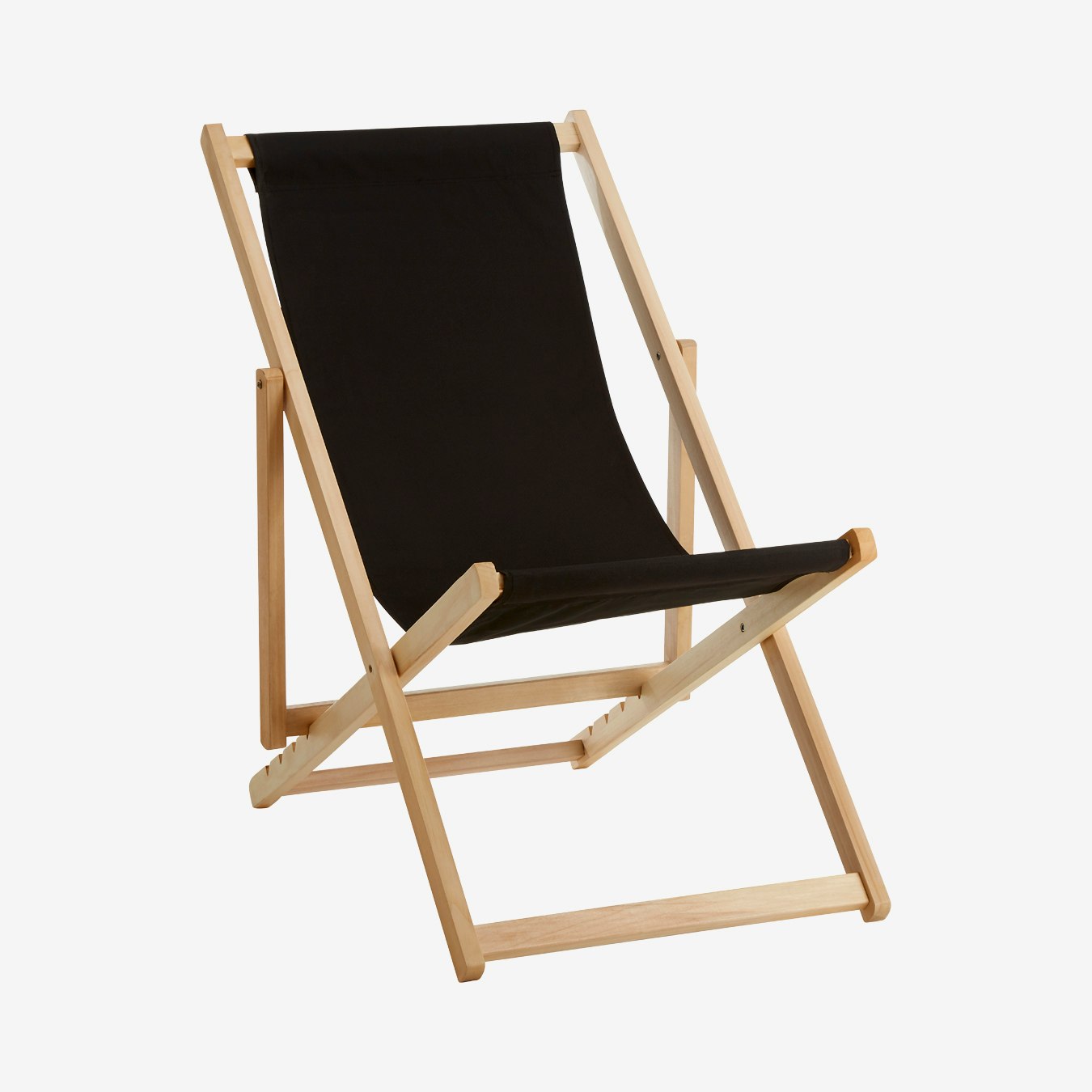 Beauport Deckchair - Black by Fifty Five South