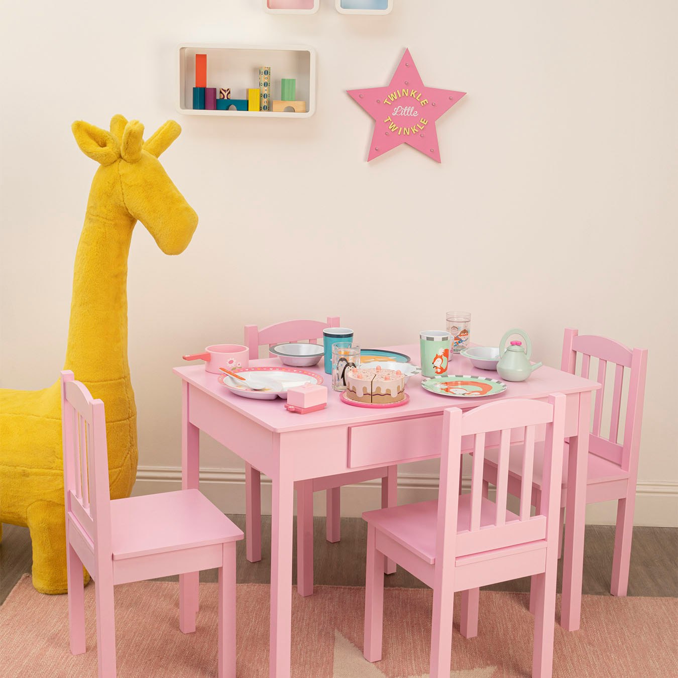Giraffe Animal Chair - Yellow by Fifty Five South