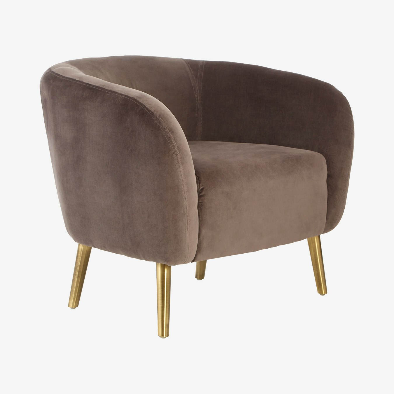 Louxor Round Armchair - Grey by Fifty Five South